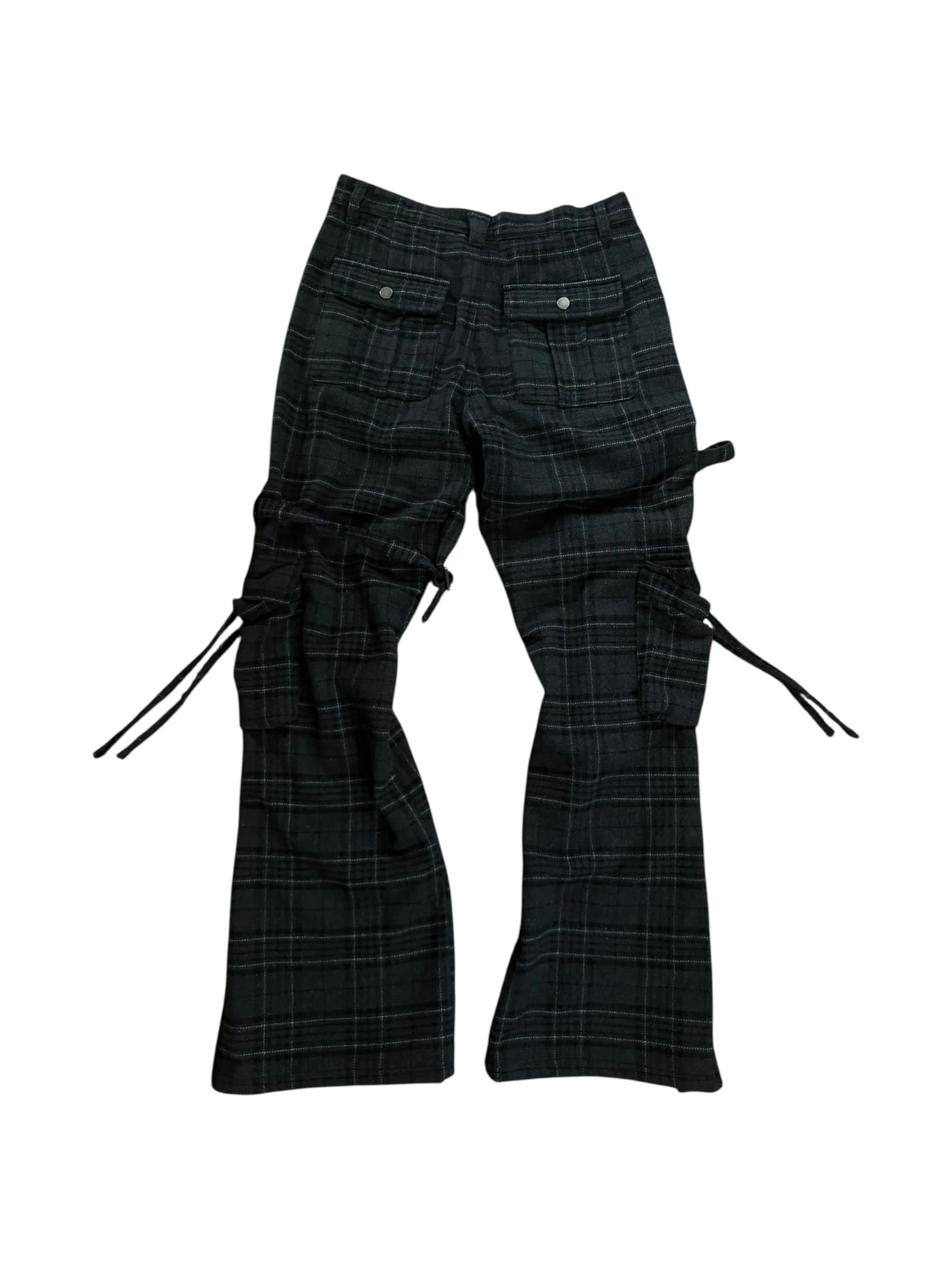 Black Plaid bondage cargos - Image 6