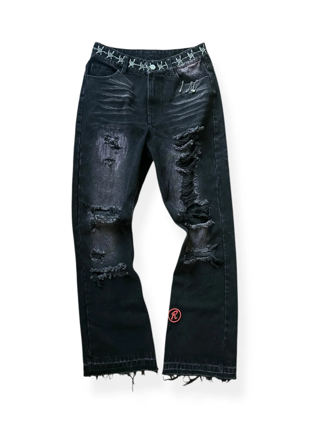 Black Ripped Jeans - Image 3