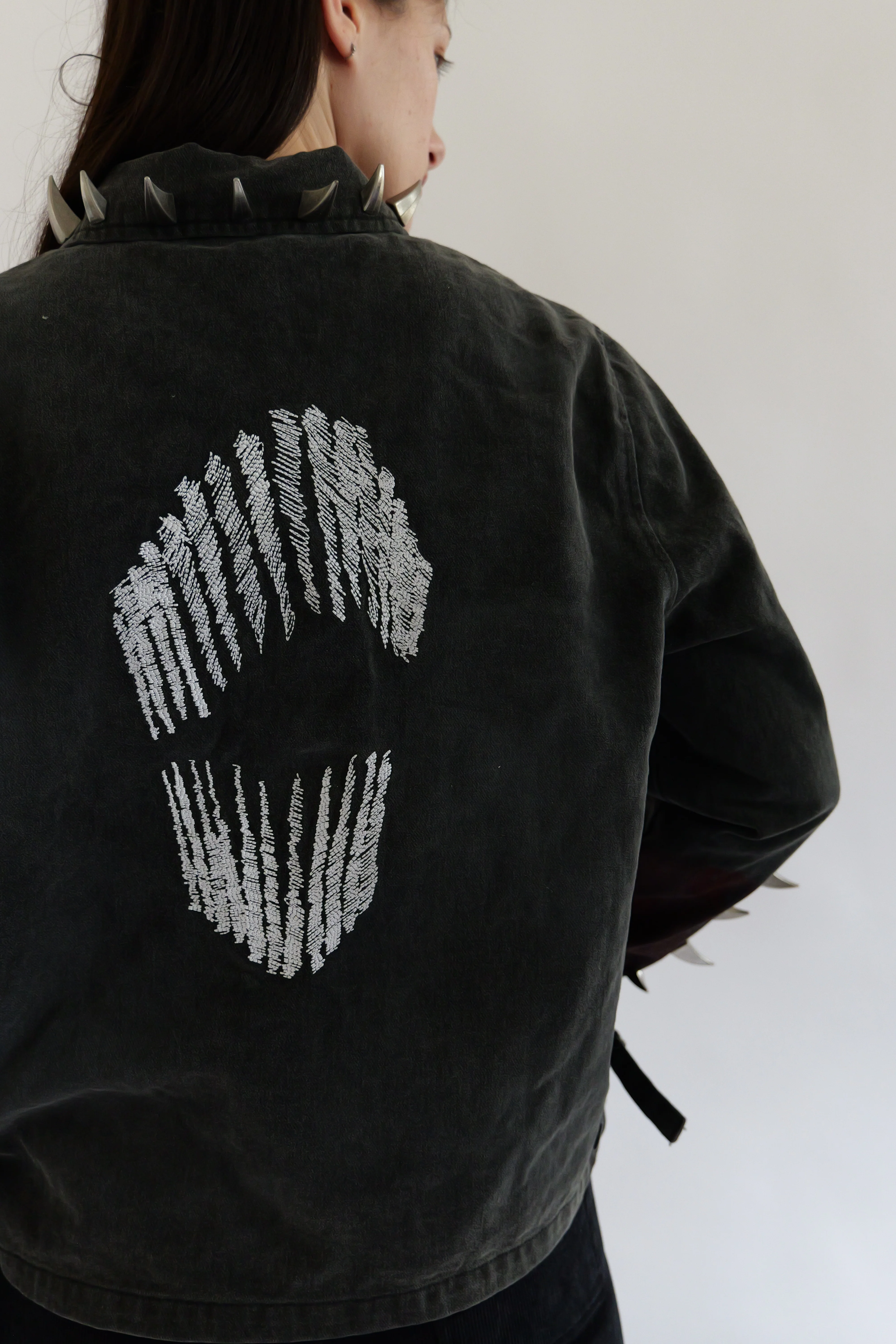 Black Spike Jacket - Image 2