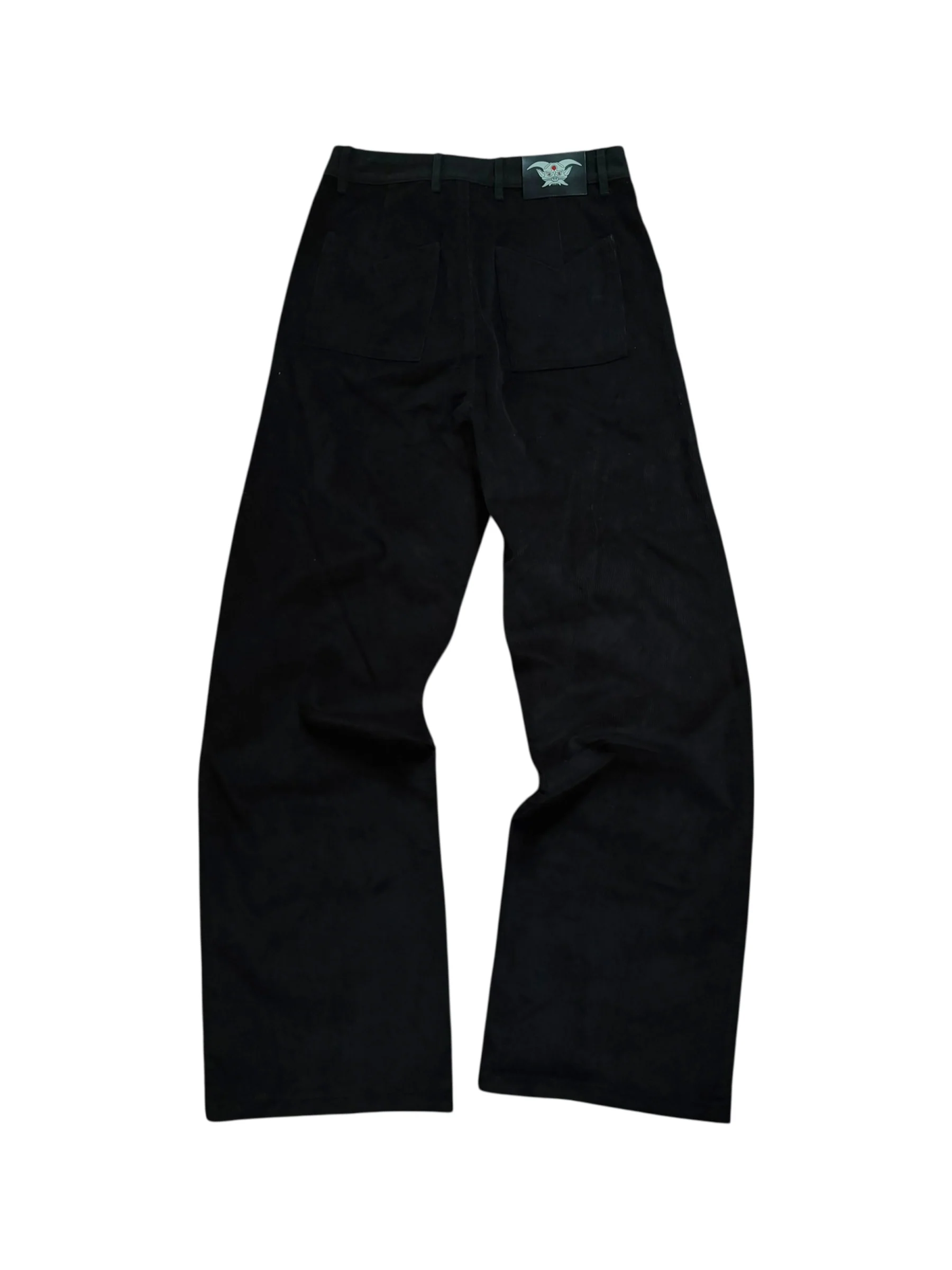 (Black) Studded Corduroy Pants - Image 6