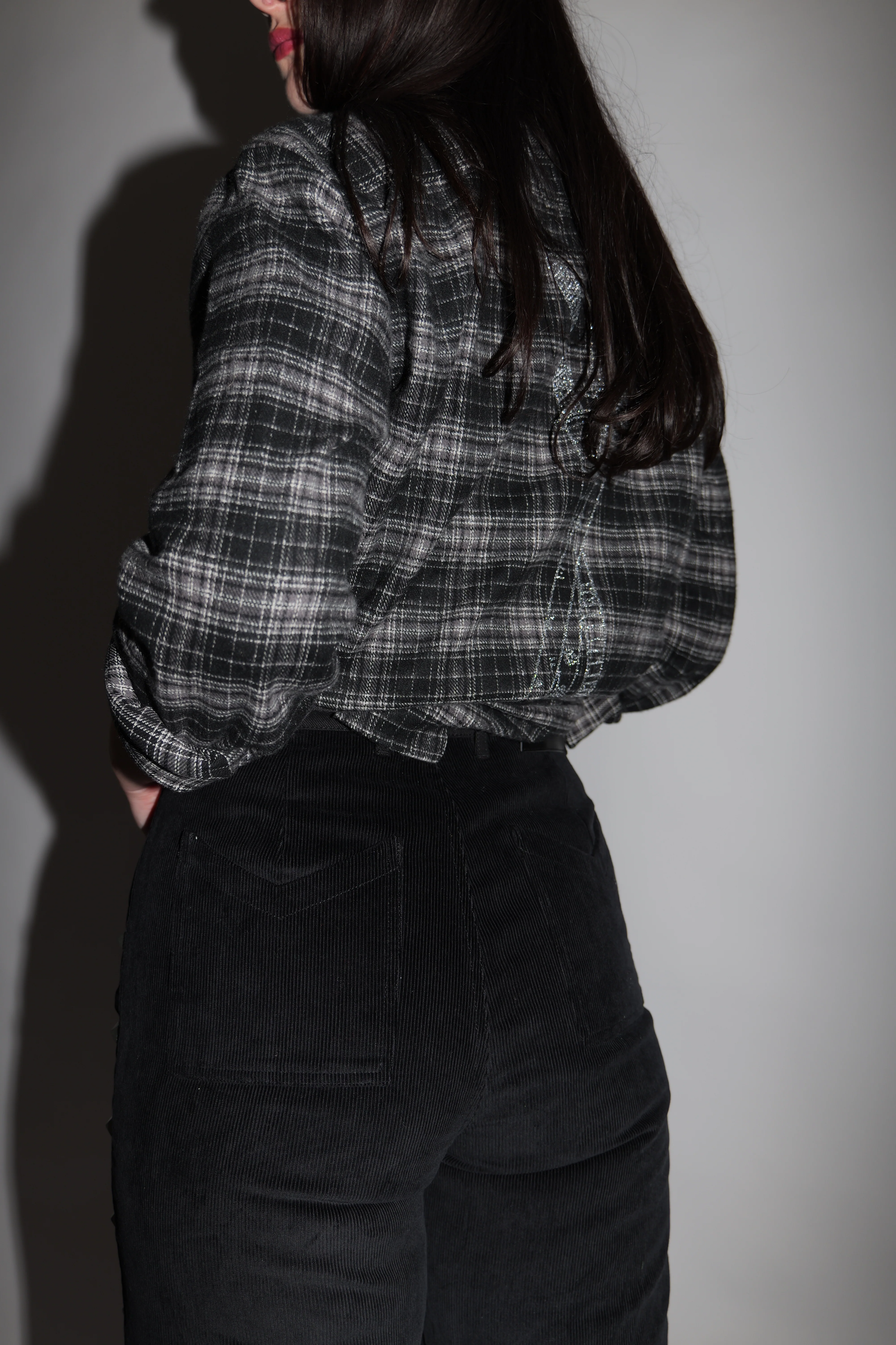 (Black) Three sword flannel - Image 6