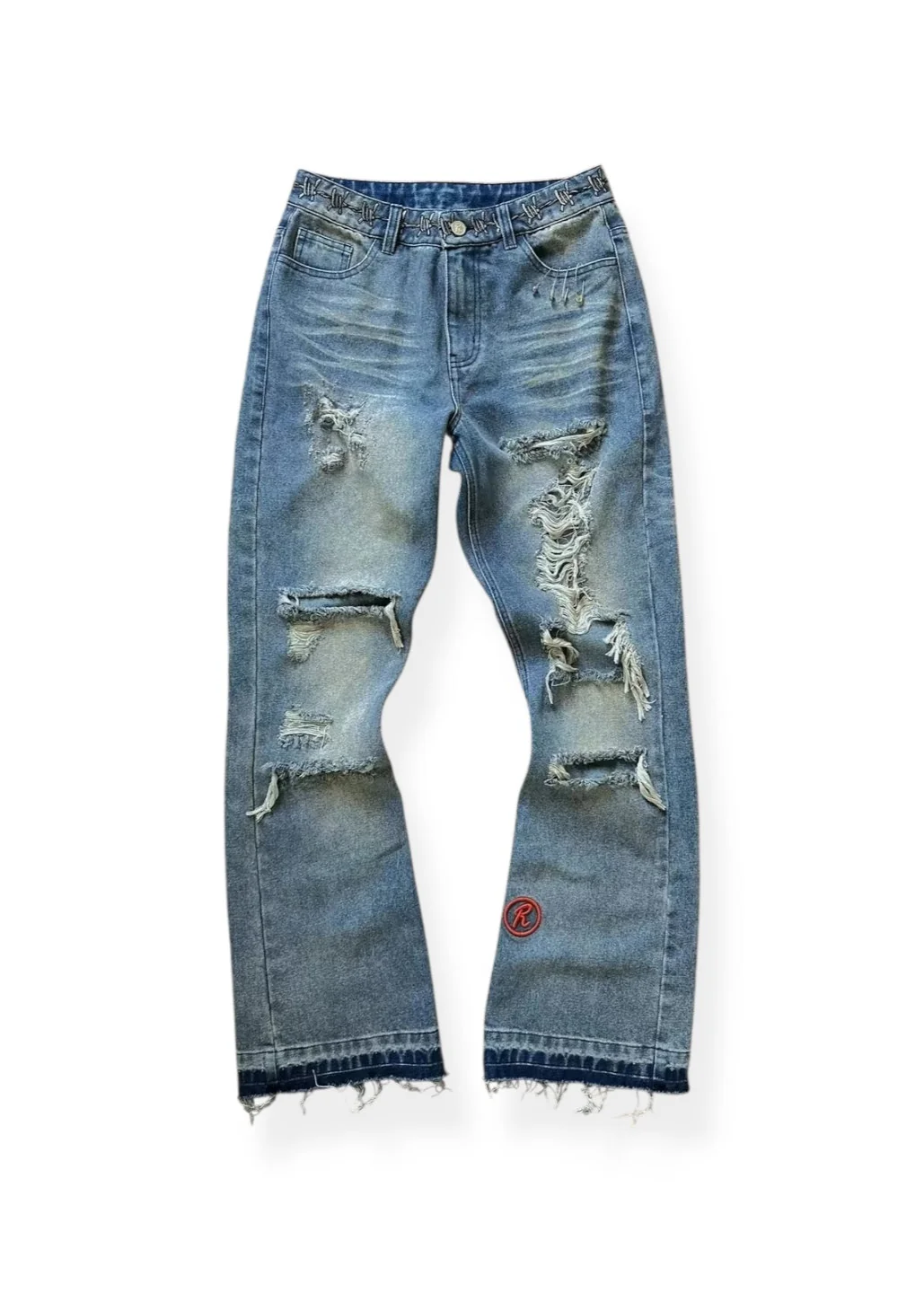 Blue Ripped Jeans - Image 5