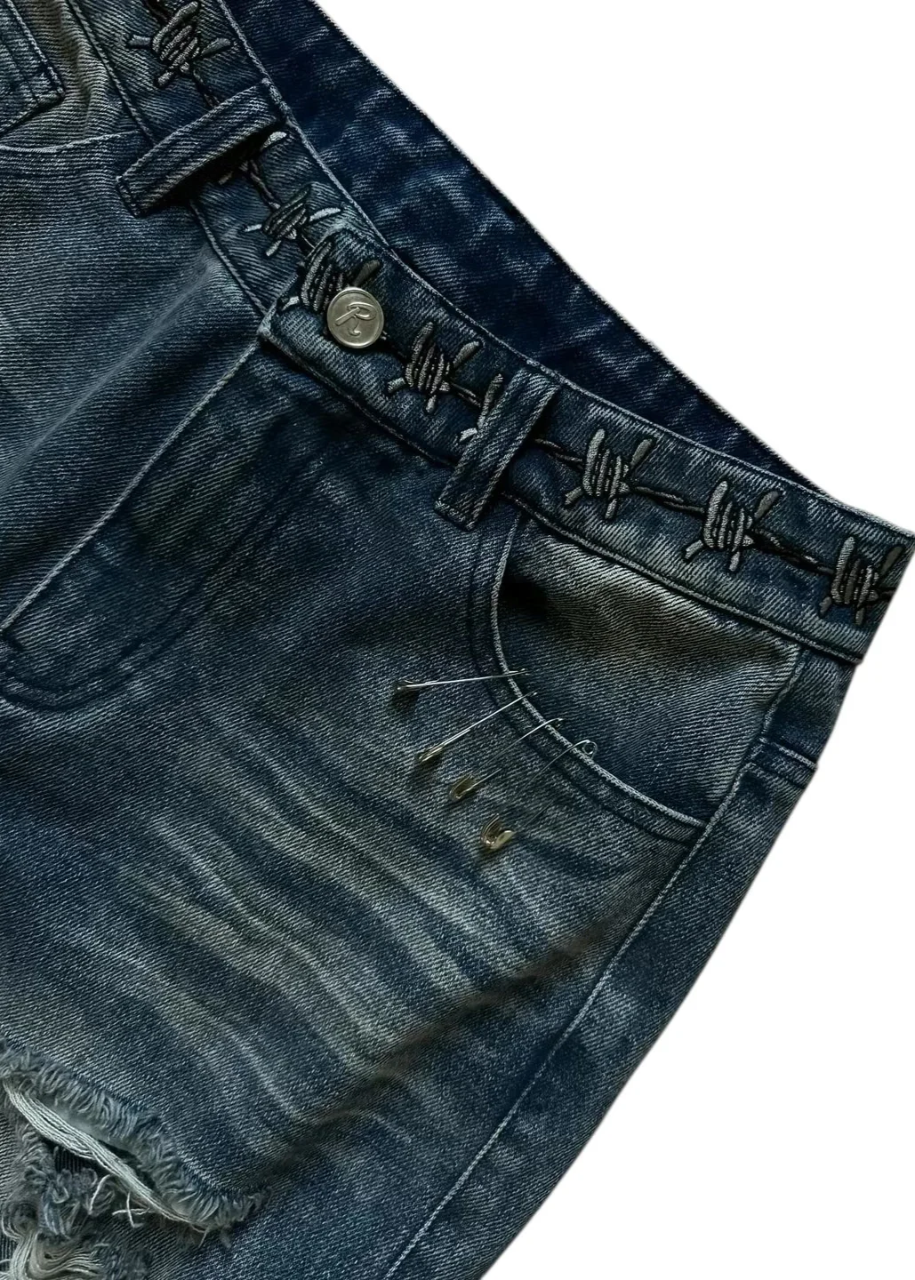 Blue Ripped Jeans - Image 7