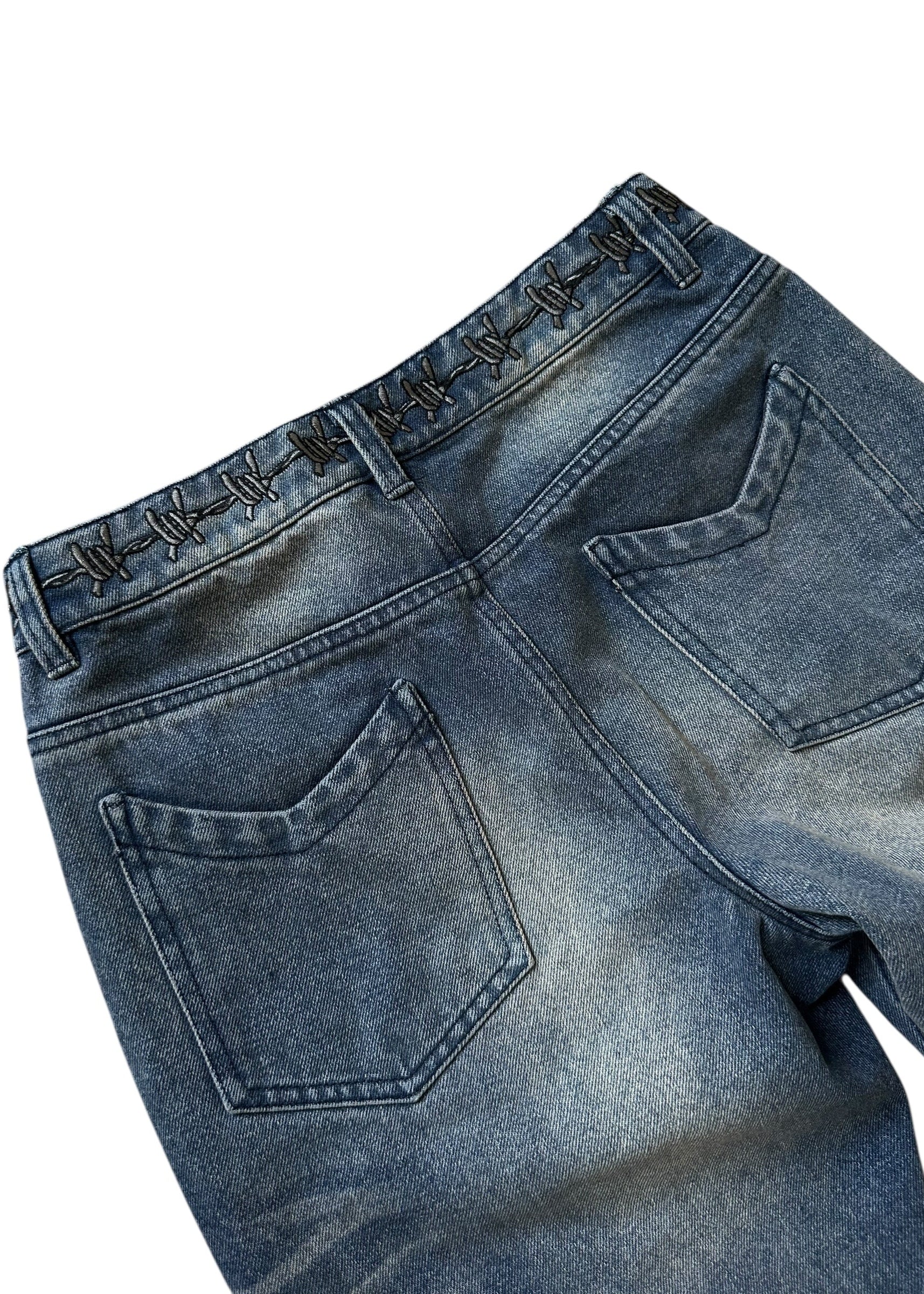 Blue Ripped Jeans - Image 9