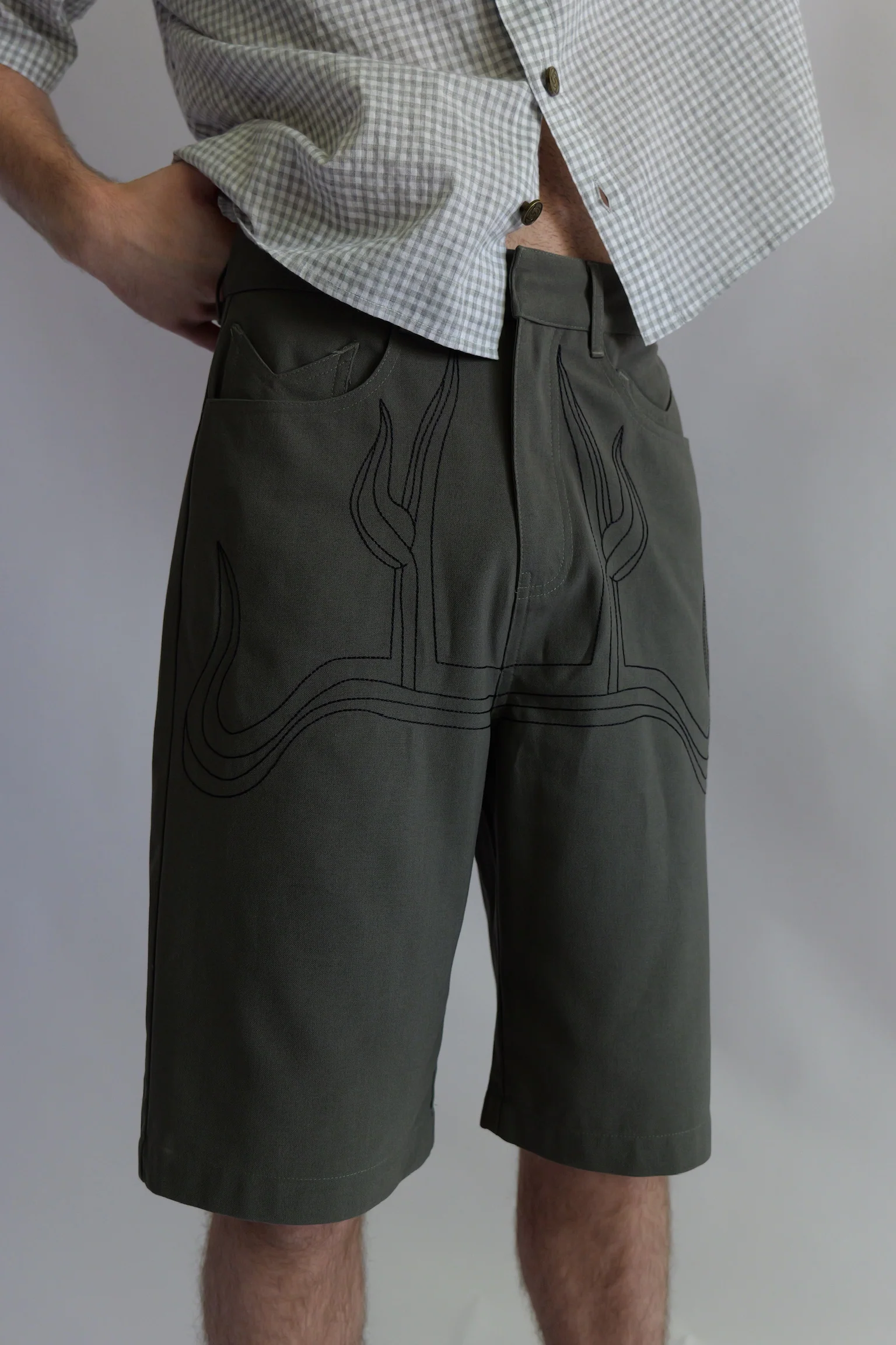 Green Horn Shorts
