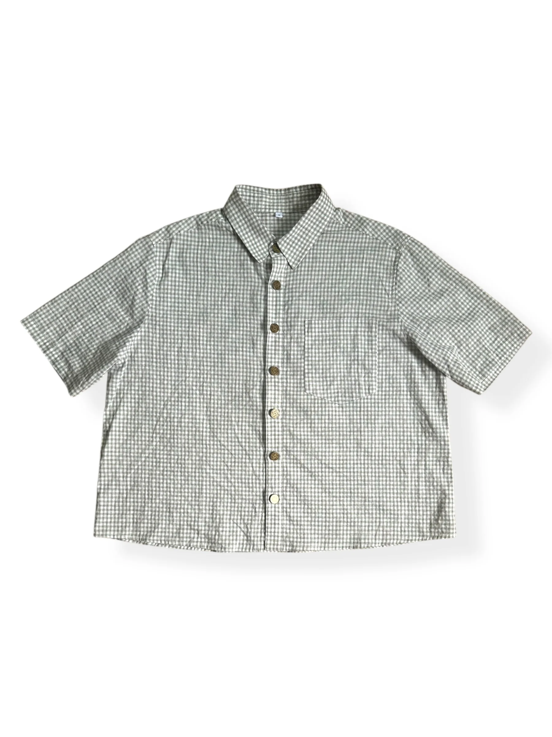 Grey High button up - Image 7