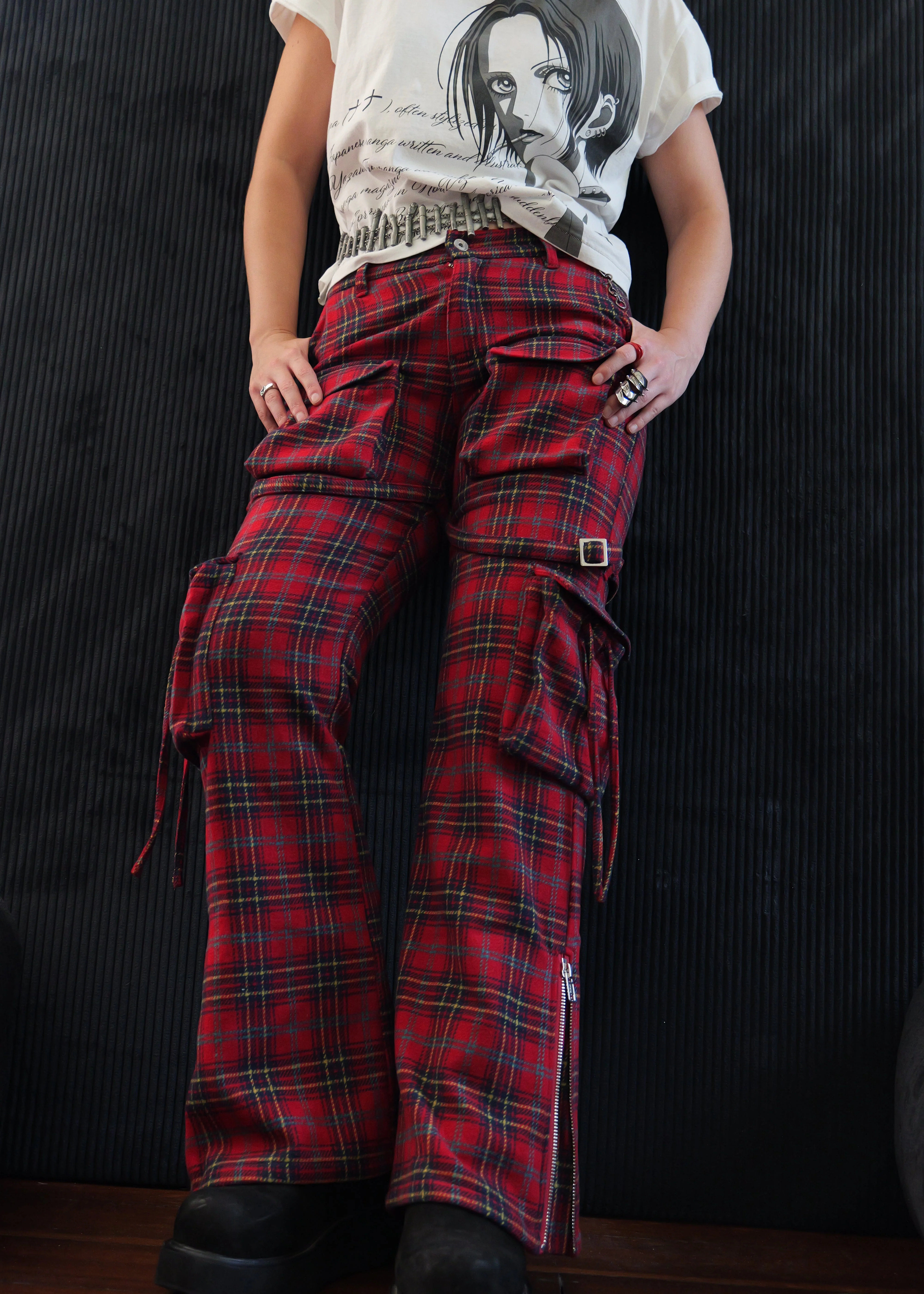 Plaid bondage cargos - Image 4