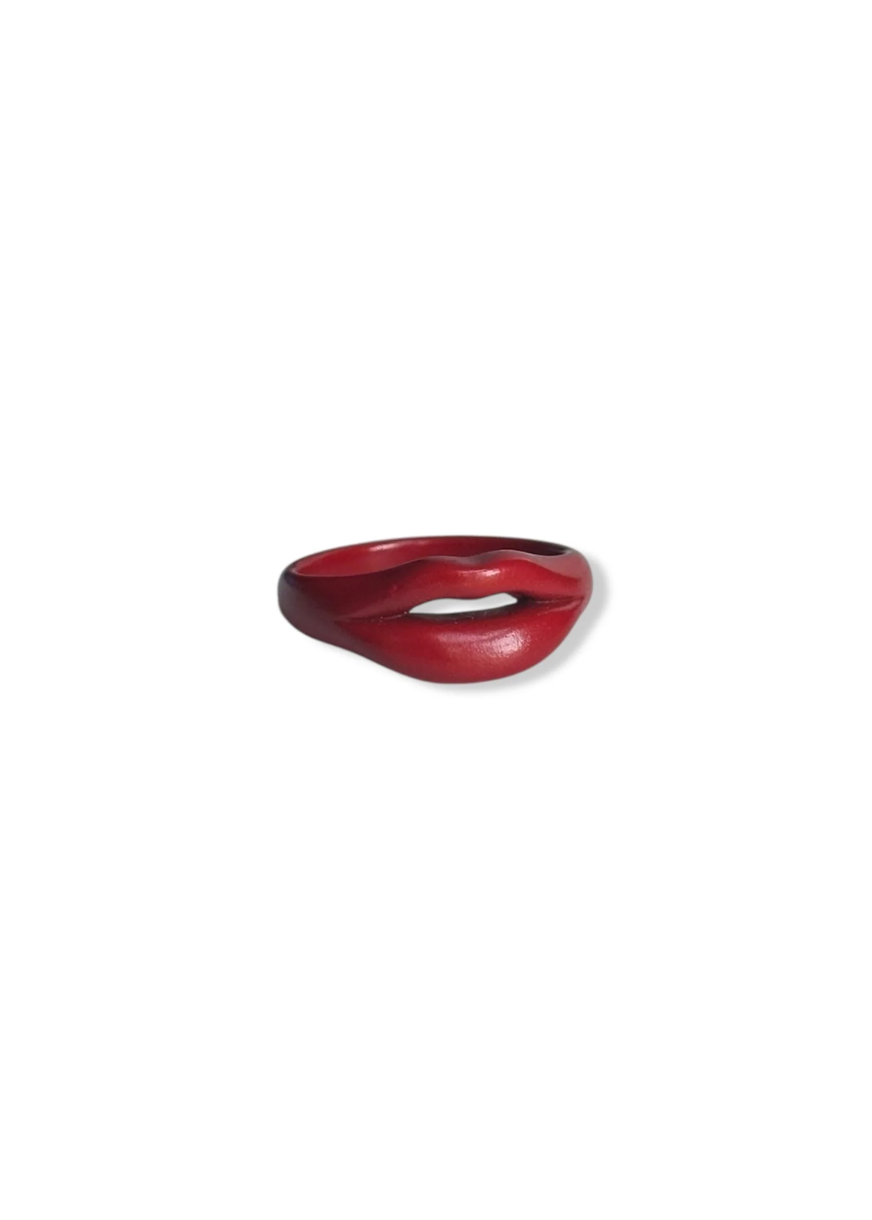 Red lip ring - Image 2