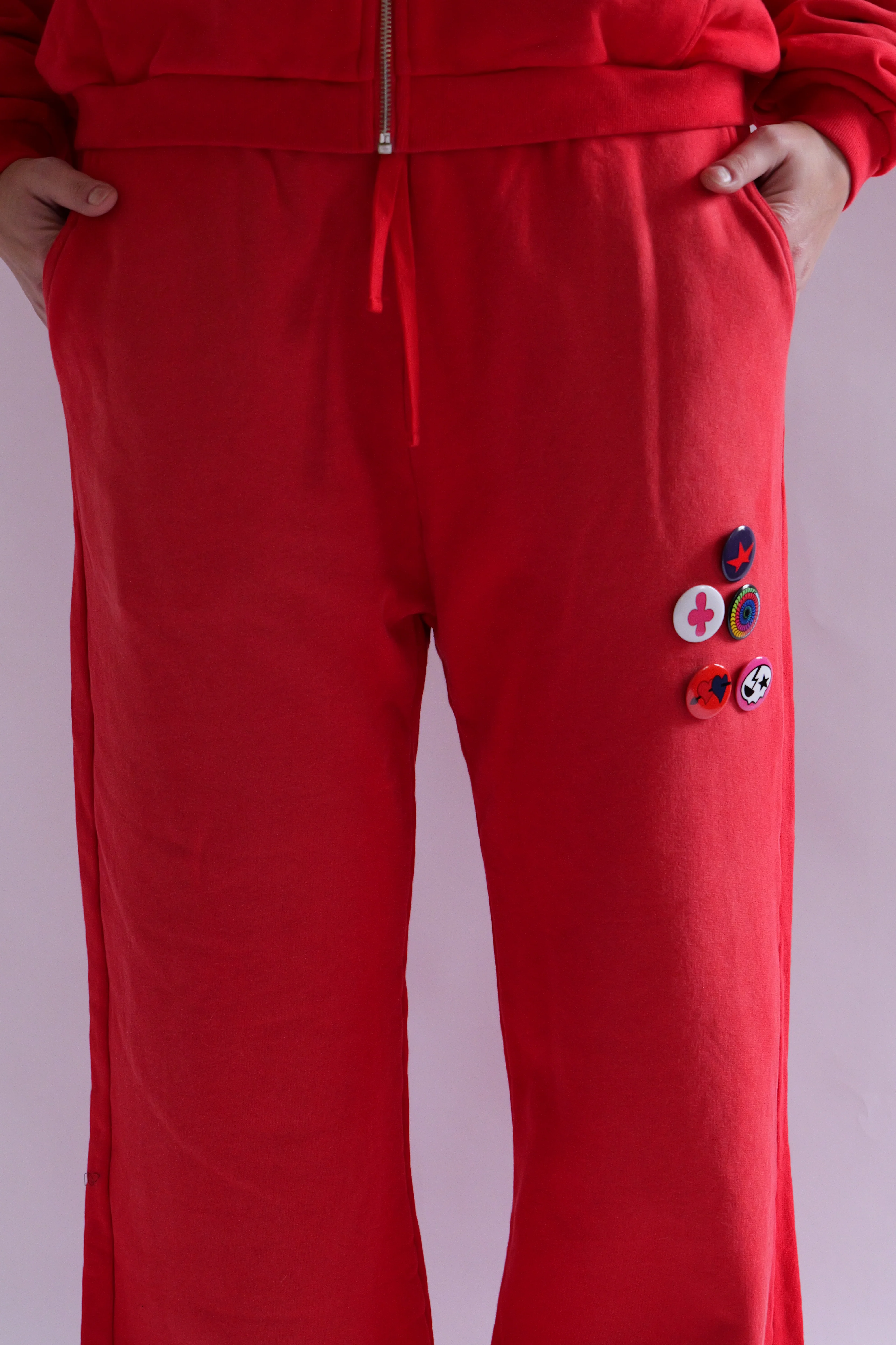 Red Pin sweats - Image 2