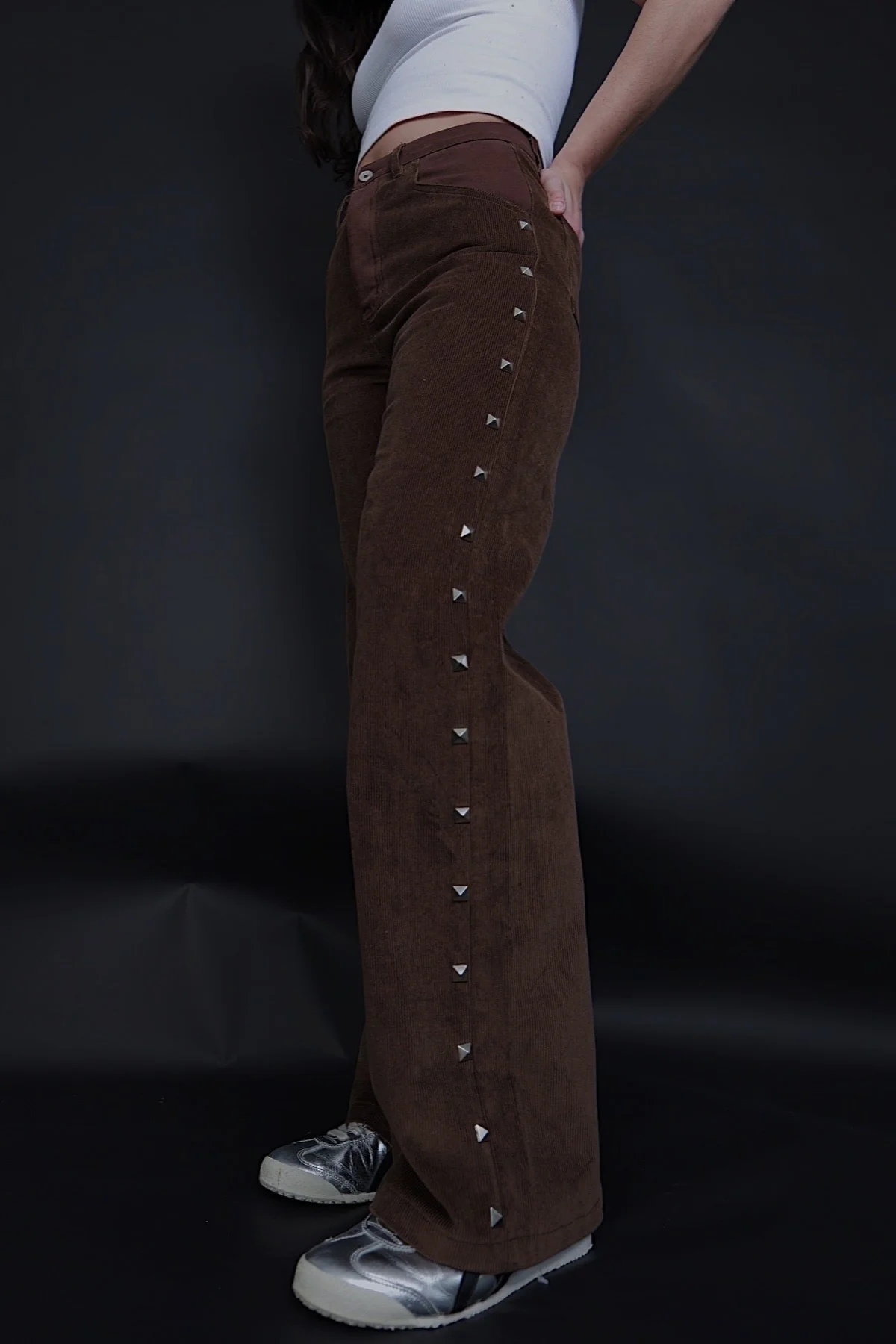 Studded Corduroy Pants - Image 7