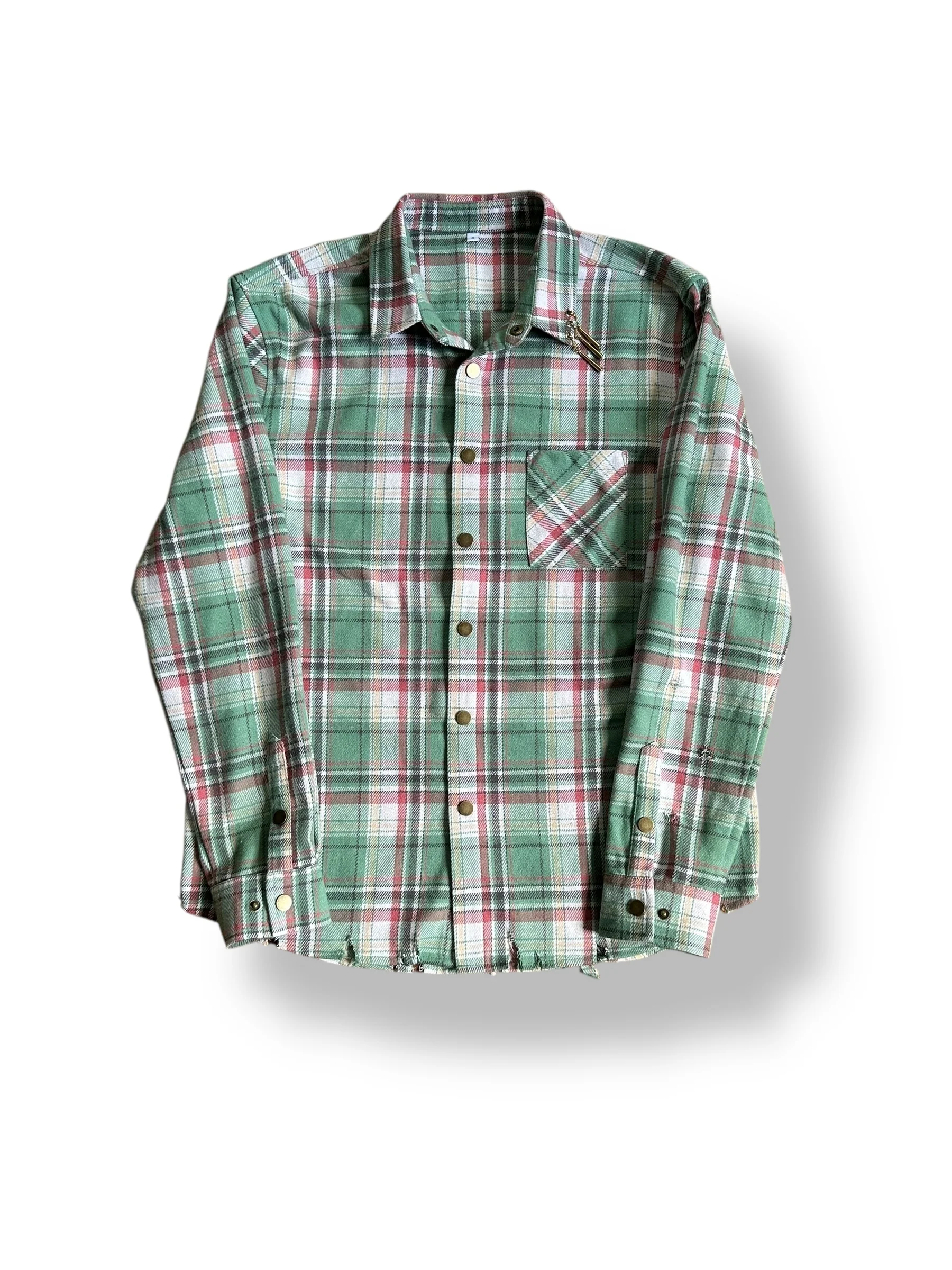 Three sword flannel green - Image 6