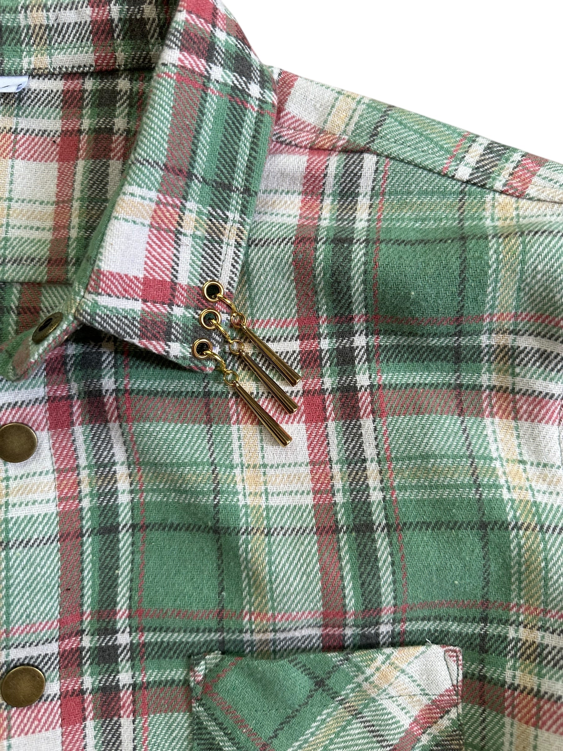Three sword flannel green - Image 7